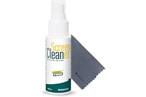 INVERA Screen Cleaner Spray with Microfiber Cloth, Laptop Cleaner, TV Screen Cleaner, Electronic & Lens Cleaner Spray - Versatile for Phones, Cameras, Computers, Eyeglasses (1)