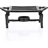 Sumnacon Tea Warmer Cast Iron Tea Pot Warmer with Tealight Candle Holder Sturdy Functional Teapot Warmer Stand for Office Party or Desk RetroTea Pot Heater for Heating Milk,Tea,Coffee,Food