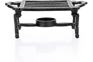 Sumnacon Tea Warmer Cast Iron Tea Pot Warmer with Tealight Candle Holder Sturdy Functional Teapot Warmer Stand for Office Party or Desk RetroTea Pot Heater for Heating Milk,Tea,Coffee,Food