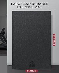HAPBEAR Extra Large Exercise Mat-12'x6'x8mm
