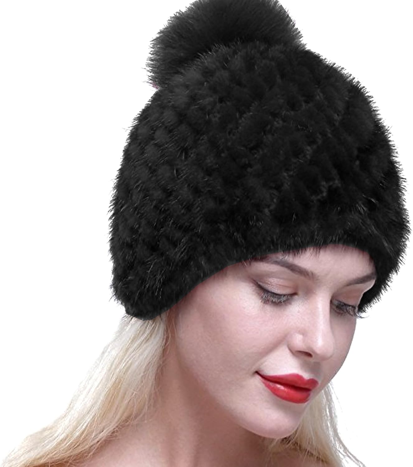 rabbit fur hat