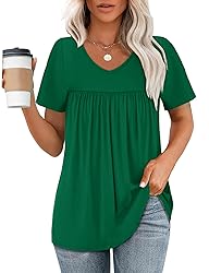 WEESO Womens Summer Tops 2025 Short Sleeve T Shirts