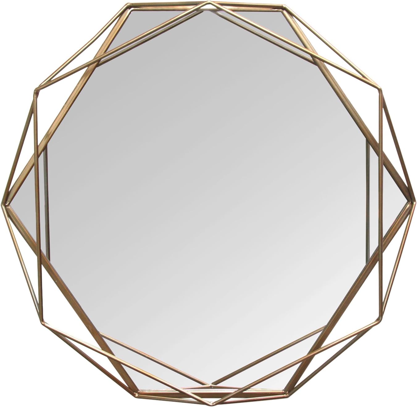 Stratton Home Décor S11541 Chloe Wall Mirror, 31.50 W X 3.15 D X 29.53 H, Gold