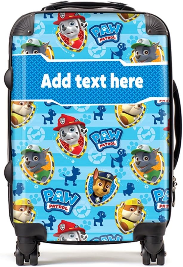 suitcase with name on it