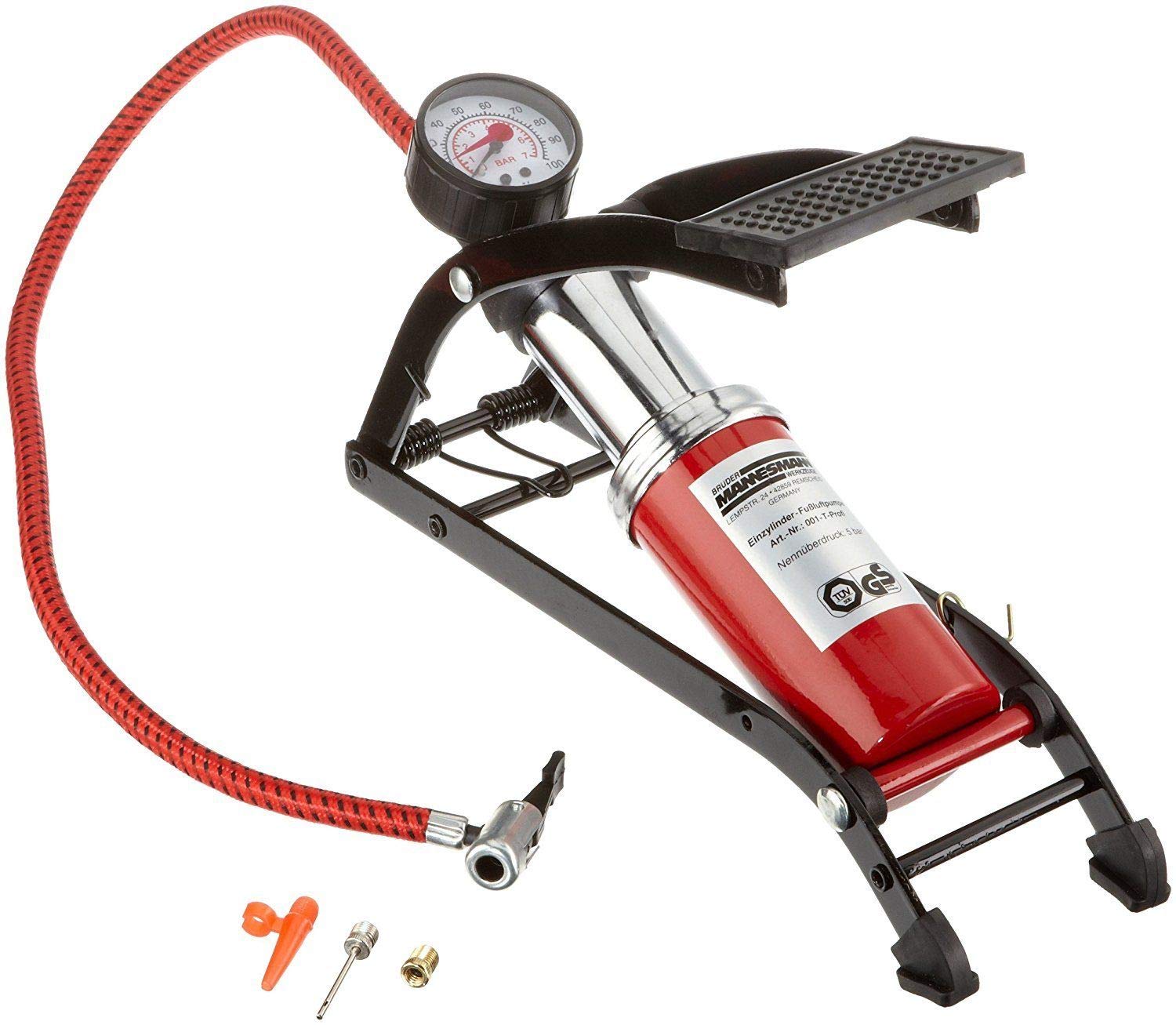 Mannesmann M 001-T-Pr Single Cylinder Foot Pump