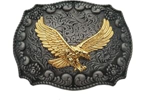 Golden Eagle Western Belt Buckle