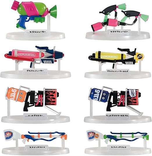 Amazon スプラトゥーン2 ブキコレクション フルコンプ 8個入 食玩 清涼菓子 スプラトゥーン 通販