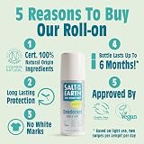 Salt Of The Earth Natural Deodorant Roll On 75ml Unscented COSMOS Vegan view 2