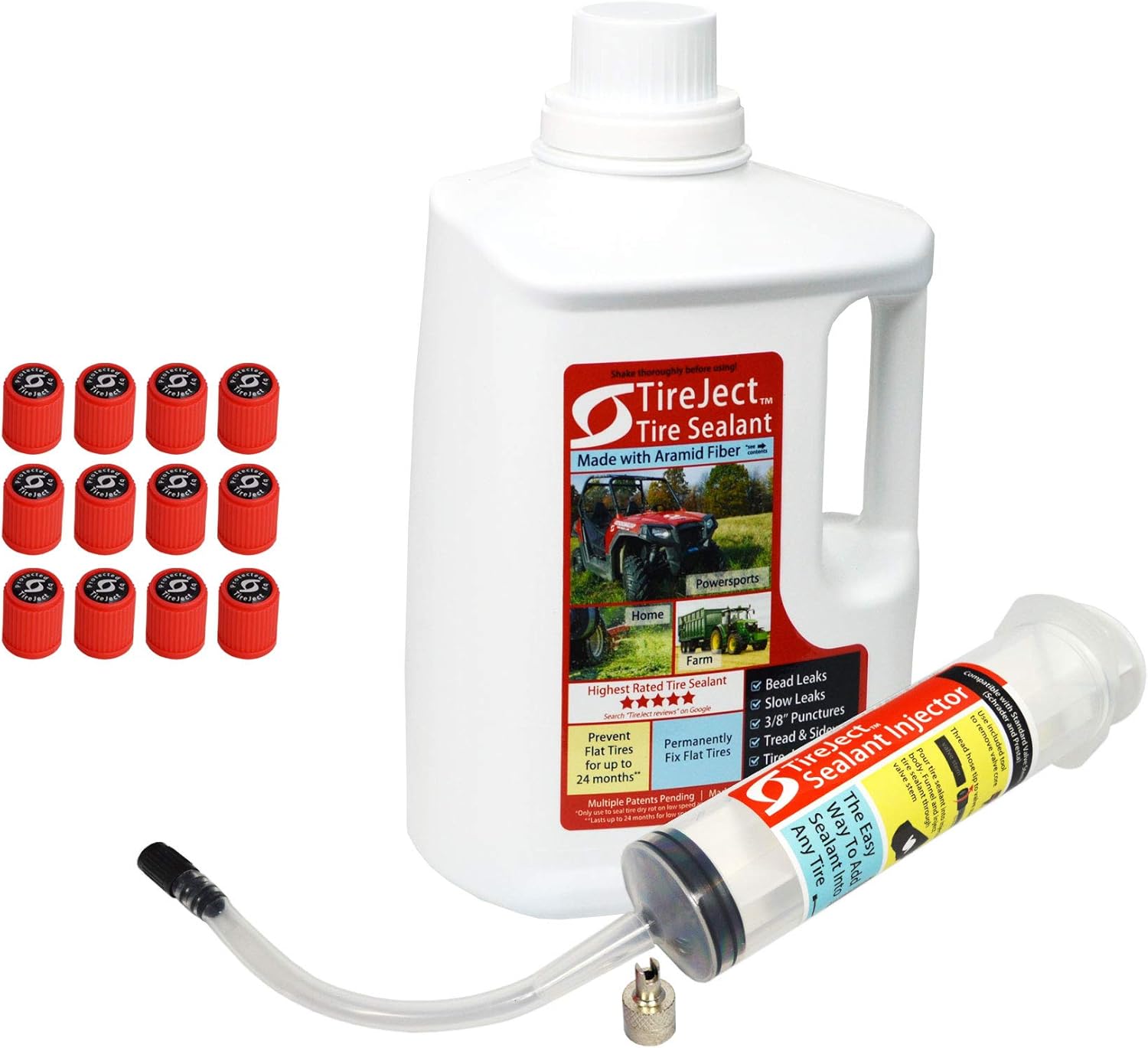 TireJect OffRoad Tire Sealant Gallon Kit for Larger