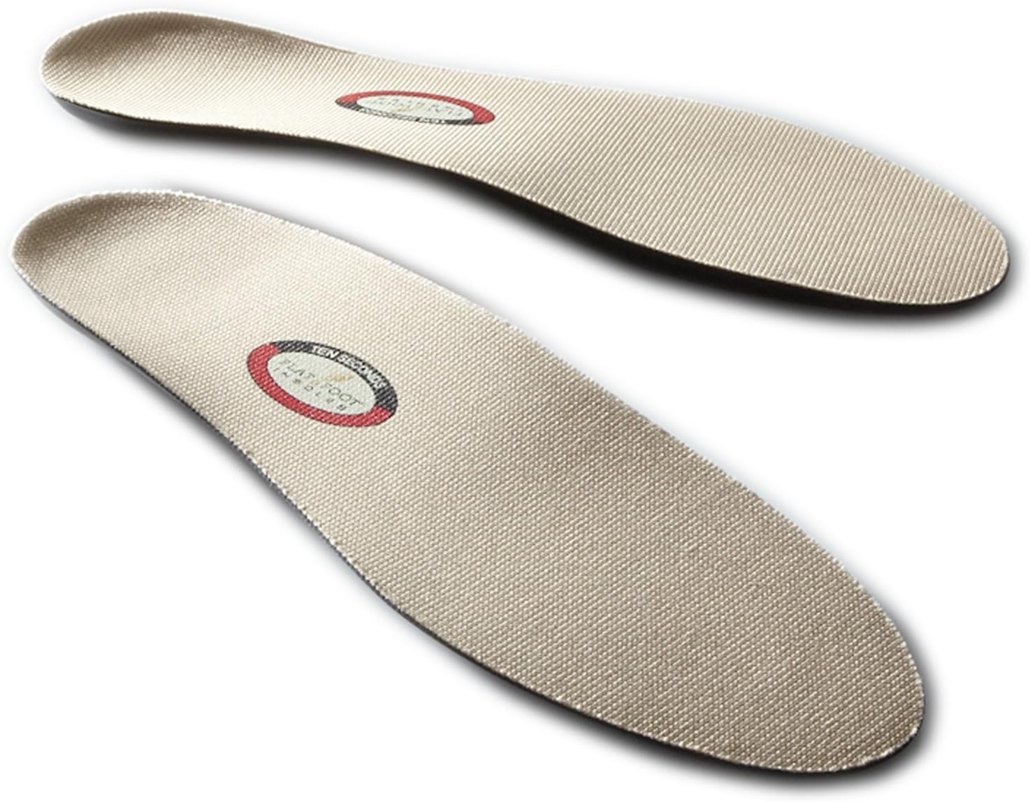 Flat Foot Men's/Women's Insoles, 2 Pairs