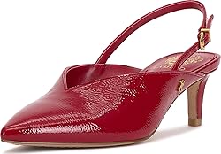 Vince Camuto Women's Kylien Pump, Flame Patent, 8.5
