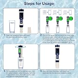Flintronic 5-in-1 pH Meter Water Quality Tester for Pools & Aquariums view 4