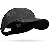Croogo Quick Dry 5 Panel Hats Waterproof Baseball Cap Unstructured Curved Visor Sports Cap Mens Hat Golf Sun Hat for Outdoor