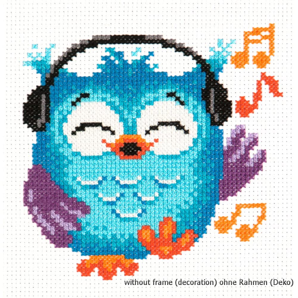 Magic Needle Counted Cross Stitch Kit, Cotton, Multicoloured, 14 x 15 cm