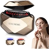 LULUROSE Facial Massager with Cold Heat Light Vibrating for Face,5-in-1 Facial Device with LED Display for Skin Care Wrinkles at Home Traveling 1500mAh
