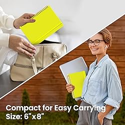 Lined Spiral Journal Notebook for Women & Men, 140