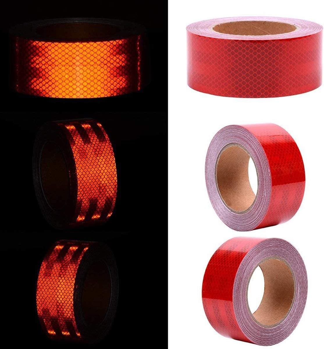 ONTWIE Waterproof Reflective Tape High Visibility Industrial Marking Hazard Heavy Duty Caution Warning Safety Self Adhesive Tape Outdoor - Image 3