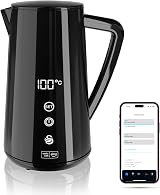 Swan Alexa Smart Kettle 1.5L Voice-Controlled 6 Temp Settings Black SK14650BLKN view 1