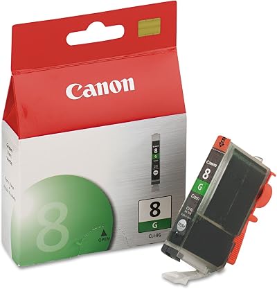 Canon CLI-8G Original Green Ink Tank for PIXMA PRO9000, 450 Pages, 0627B001