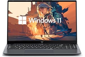 MALLRACE 2025 Laptop with Intel N150 Processor(4C/8T,up to 3.6GHz),Windows 11 Laptop Computer 16GB DDR4 512GB NVMe SSD,15.6" Full HD IPS Display,5000mAh Battery, Wi-Fi,Type-C (Full Feature),Webcam