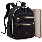 mommore Neoprene Diaper Bag Backpack Small Baby Bag Travel Mini Diaper Backpack for Newborn with Insulated Pockets, Stroller Straps