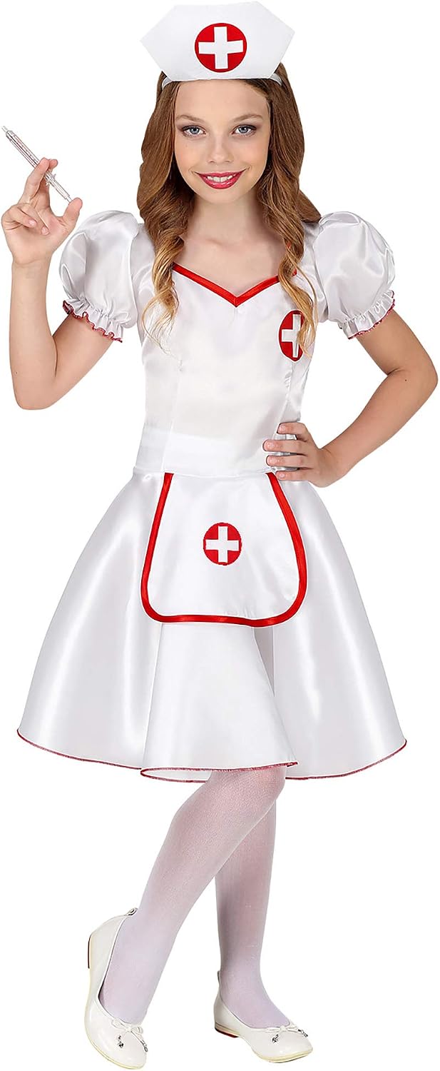 Widman Nurse Childrens Fancy Dress Costume Medium 140cm 8 to 10 — free download