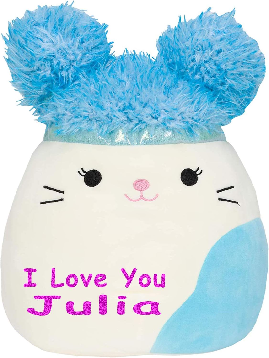 Customized Happy Birthday Squishmallow Original Kellytoy Create Your Own Cam The Cat 13" Super Soft Plush Toy Stuffed Animal Pet Pillow Gift