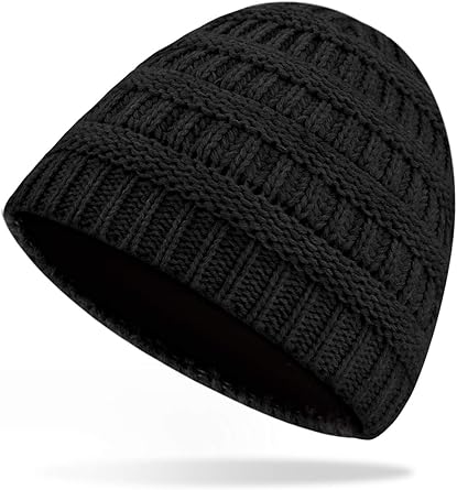mens cable knit beanie hats