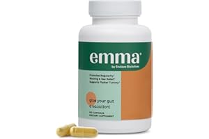 Emma Gut Health Doctors Endorsed Supplement - 60 Capsules - Relief from Gas and Bloating, Repairs Leaky Gut with Magnesium, Berberine, Vitamin D, Quercetin & More - Gut Health & Colon Cleanse Formula