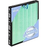 LEVOIT Genuine Vital 100S-P Air Purifier Toxin Absorber Replacement Filter, Supports HEPA Sleep Mode, High-Efficiency Activated Carbon for Removal of Odor, Pollen, Vital 100S-RF-TX, Green, 1 Pack