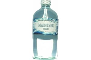 MediSILVER CLEAR - 20 ppm 99.99+% Pure Bioavailable Ionic "Colloidal" Silver) - 500 mL (16.9 Fl Oz)
