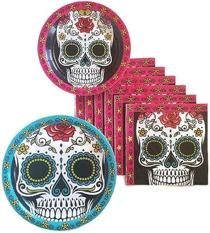 Amazon Com Day Of The Dead Dia De Los Muertos Sugar Skull Party