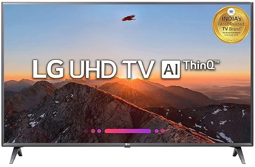 LG 108 cm (43 Inches) 4K UHD LED Smart TV 43UK6360PTE (Black) (2018 model)