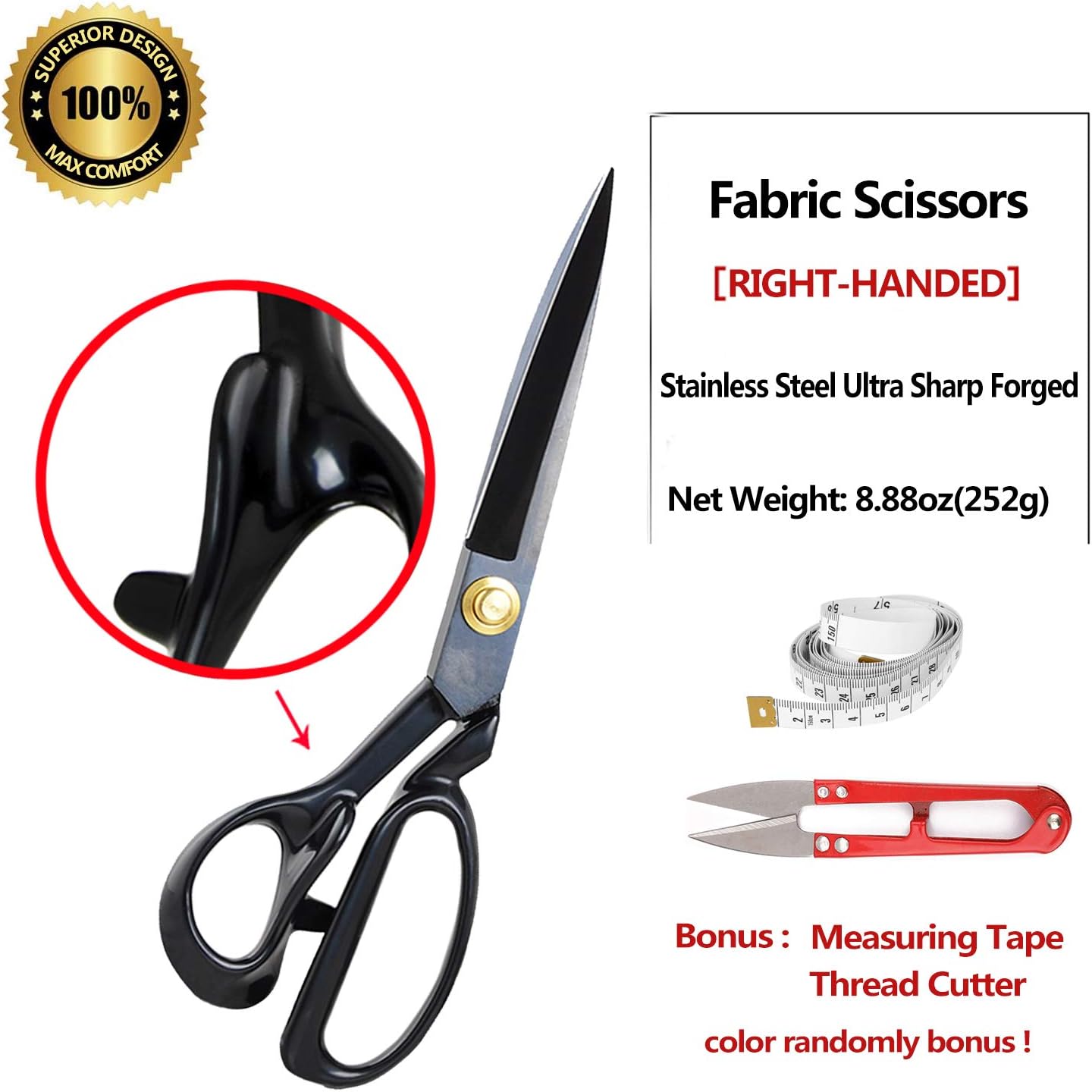 Dressmaking Scissors Fabric Scissors Tailor Professional Dressmaker