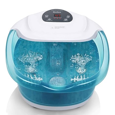 MaxKare Urządzenie do masażu stóp, wanna do stóp z ...