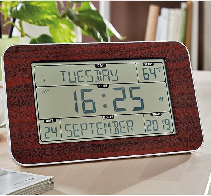 Coopers of Stortford Giant RadioControlled Clock WoodEffect Frame H14