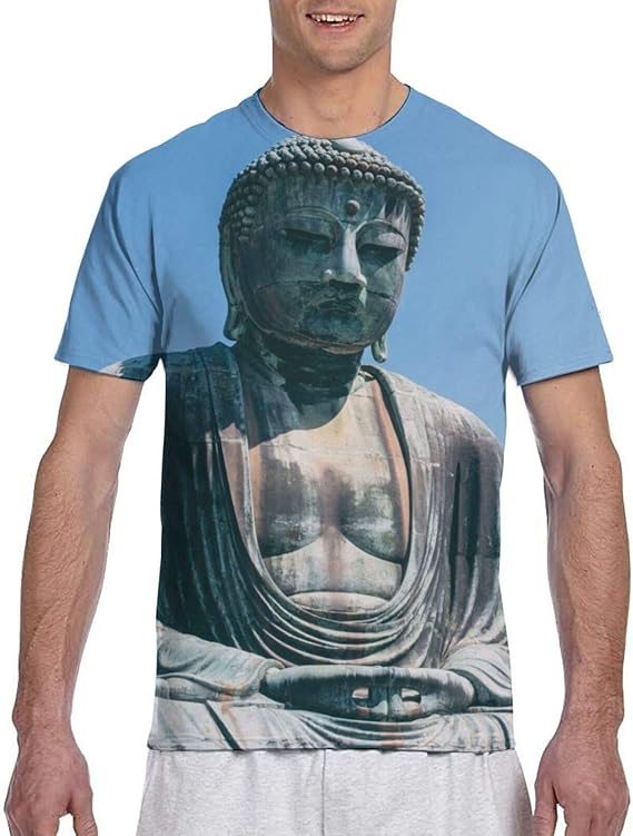 Amazon Co Jp 鎌倉大仏バス Tシャツ 半袖 メンズ 丸首 服 メンズ カジュアル トレーニングウェアインナーシャツ おしゃれ トップス スポーツ 服 ファッション小物