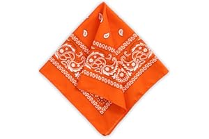 Tough Headwear Large Bandana Headband - Handkerchief Bandanas for Men & Women - Paisley Bandana Pack - Cowboy Scarf