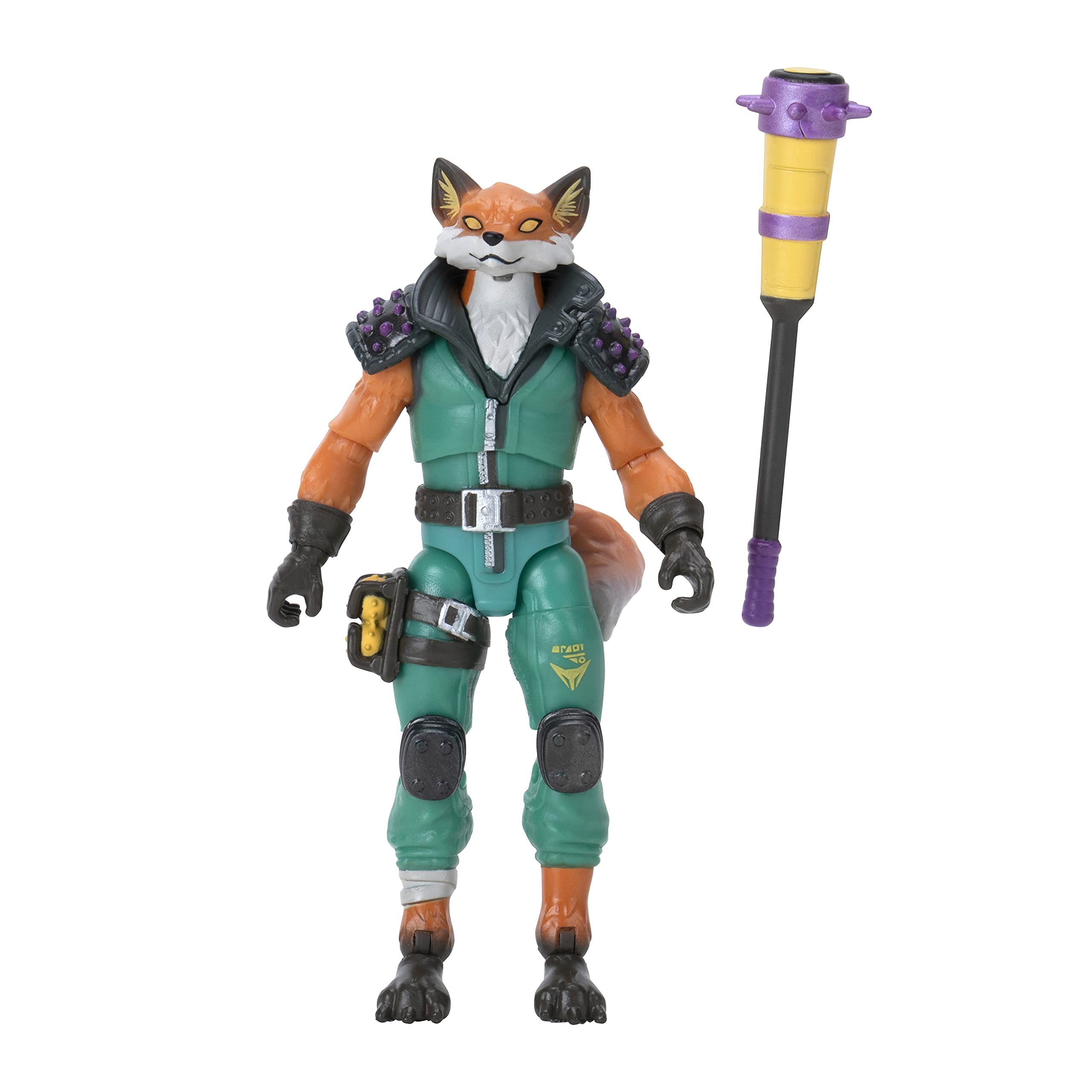 Fortnite Solo Mode Core Fennix, 4-inch Highly Detailed Figure with Harvesting Tool, Styles Include Triggerfish, Riptide, Grotto Henchman, Sludge, and More.