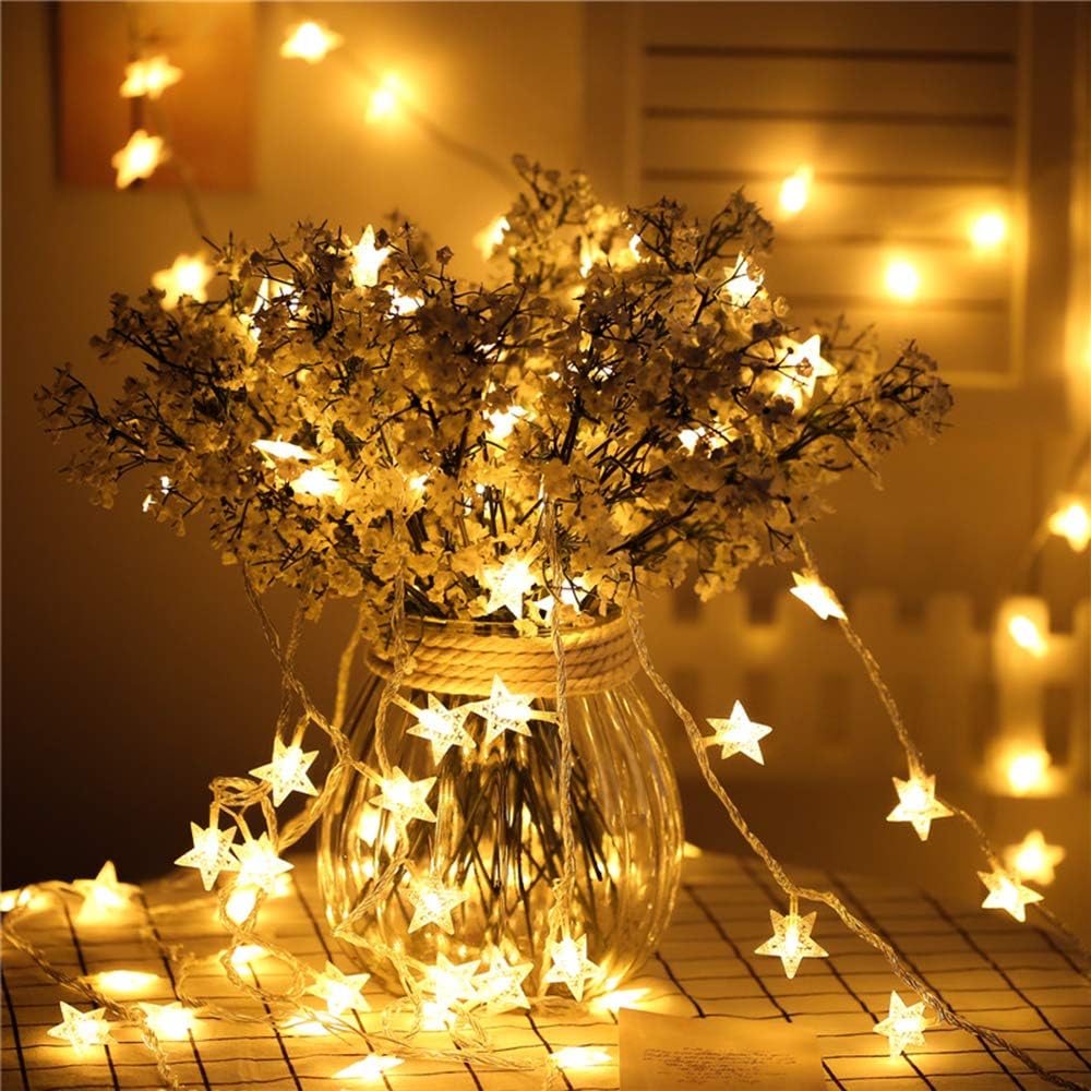 Star LED Fairy Lights, 10M 80 String Lights USB 8 Modes for Christmas Halloween Party Home Bedroom Decoration (Warm White) - Image 5