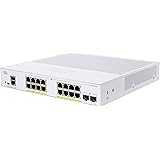 Cisco Business CBS350-16P-2G Managed Switch | 16 Port GE | PoE | 2x1G SFP | Limited Lifetime Protection (CBS350-16P-2G-NA)