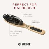 KENT PF05 Bristle & Nylon Smoothing Hairbrush - Narrow Oval for Short to Medium view 4