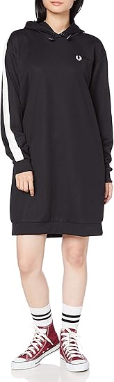 Amazon フレッドペリー ワンピース Hooded Tricot Dress D9153 レディース ワンピース チュニック 通販