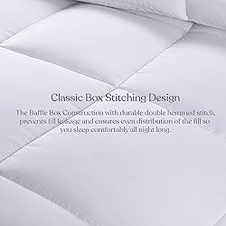 Delara Organic Cotton King Duvet Insert – White