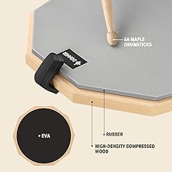Donner Snare Drum Stand Set with Drum Practice