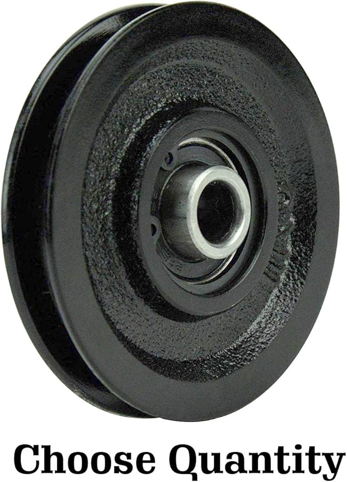Garage Door Pulley 3 Inch Heavy Duty Cast Iron Pulley with Bearing