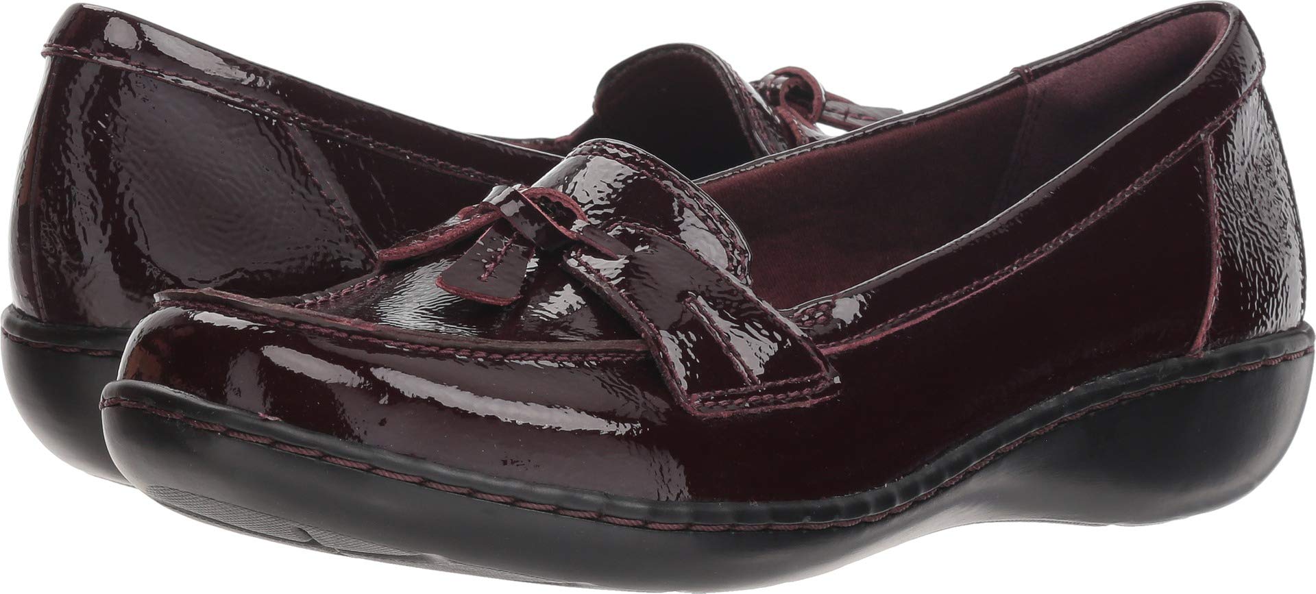 clarks ashland bubble burgundy
