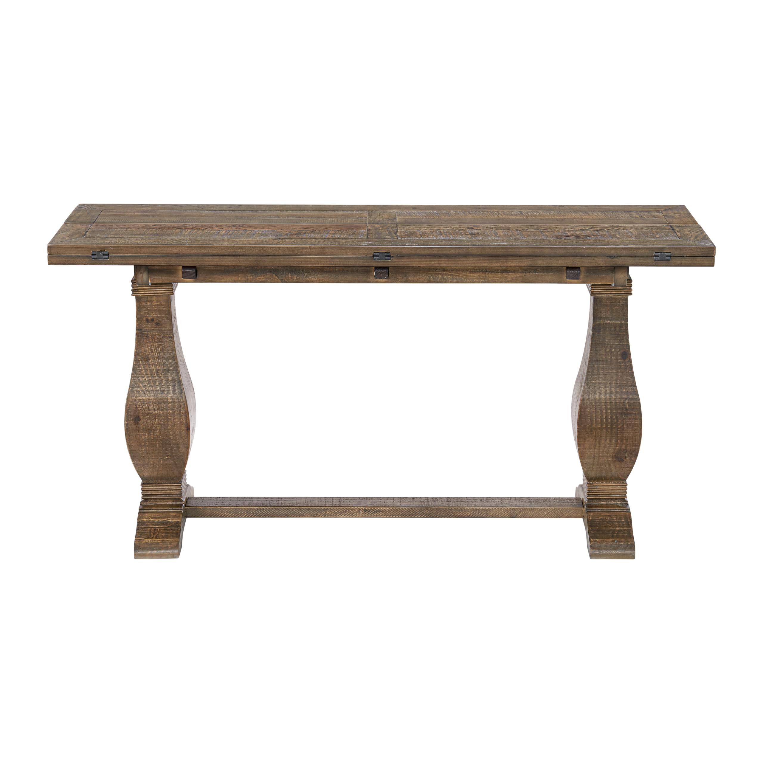 Photo 1 of Martin Svensson Home Napa Sofa Console Table, Modular Flip Top Dining or Accent, Solid Natural Wood