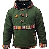 Shopoholic Fashion Mens Cotton woffle Fleece Lined Pull Over