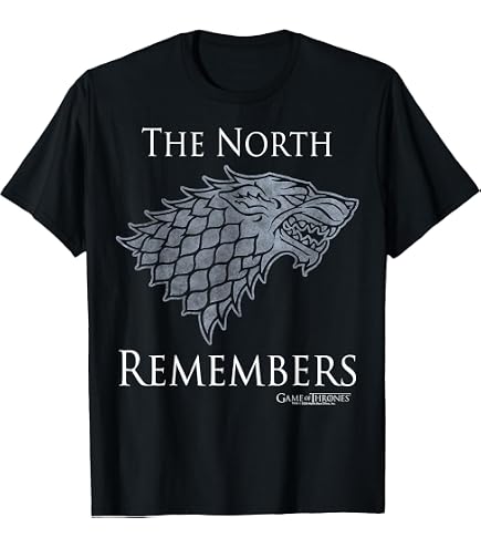 ハウス・スターク ウィンターフェル シャツ Amazon.com: Game of Thrones House Stark Winter is Coming Dire Wolf